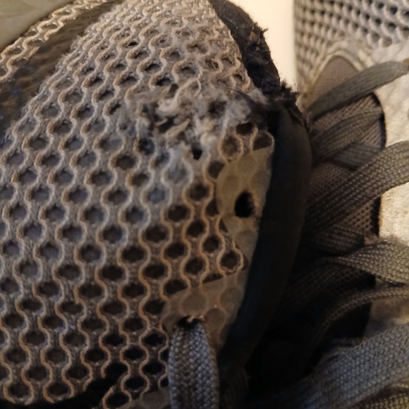 Gray and Black Sneakers with Purple Accent - Picture 5 of 8